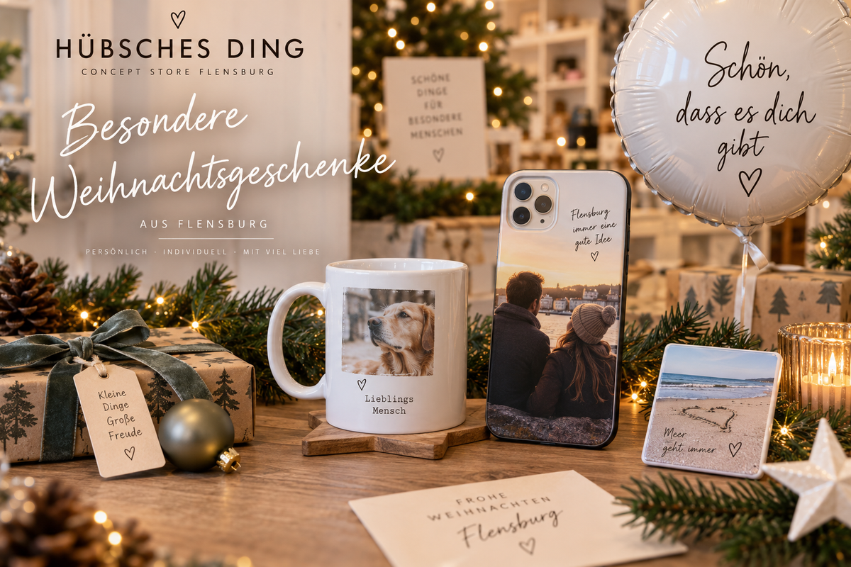 Weihnachtsgeschenke in Flensburg 2026: 15 besondere Geschenkideen, die nicht von der Stange sind