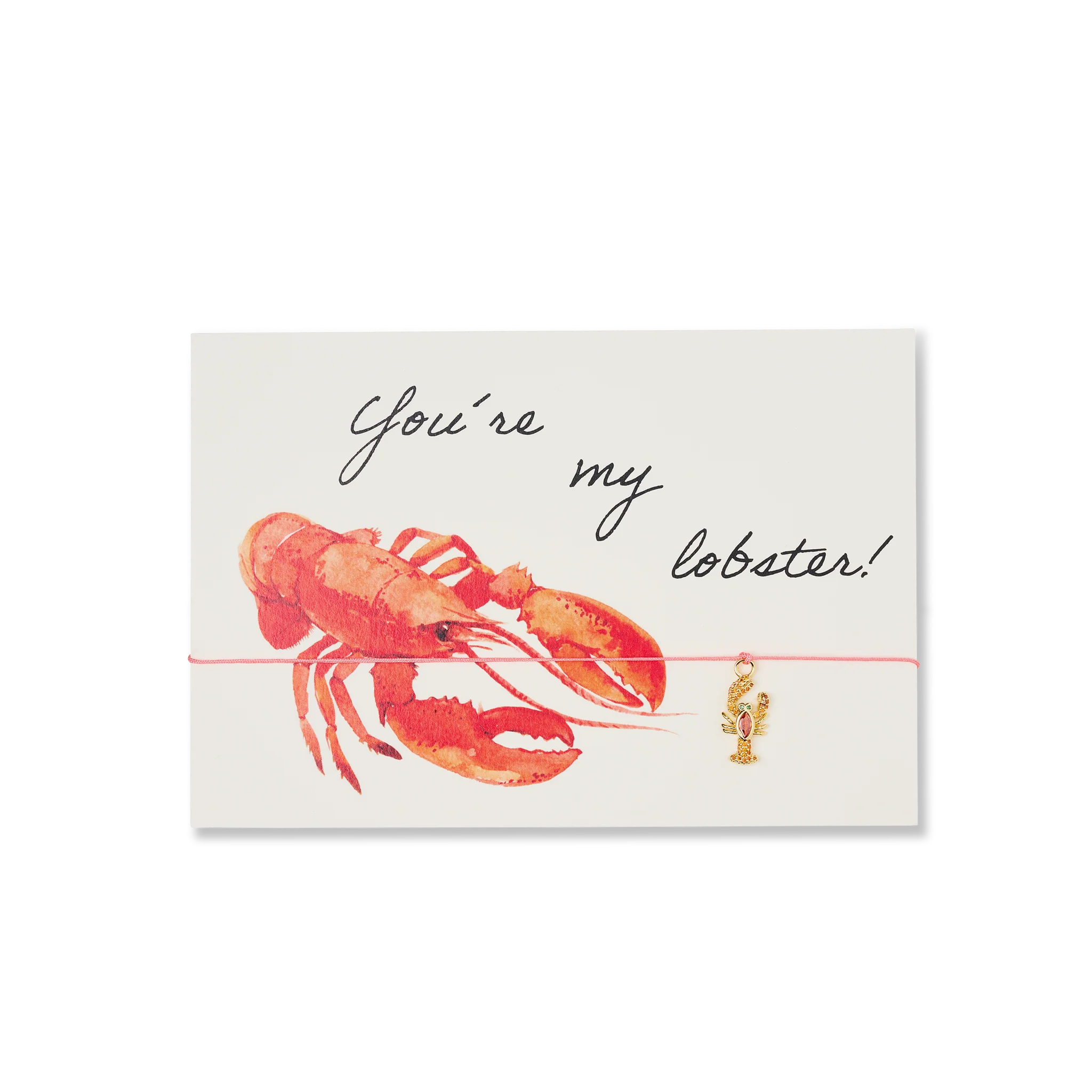 Armband-Karte: You´re my lobster!