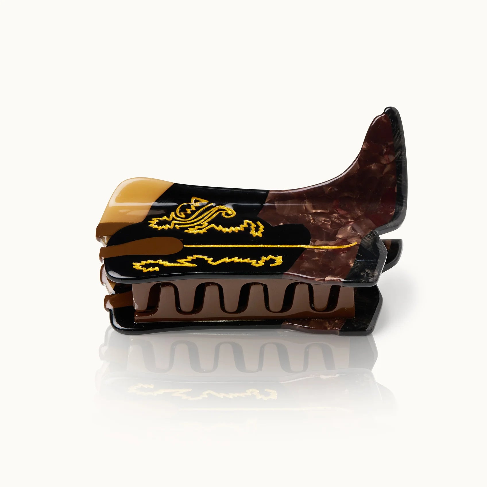 Haarklammer Cowboystiefel