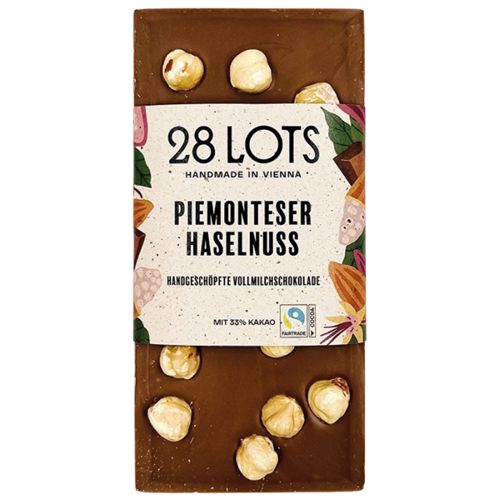 28 Lots Handgeschöpfte Tafelschokolade
