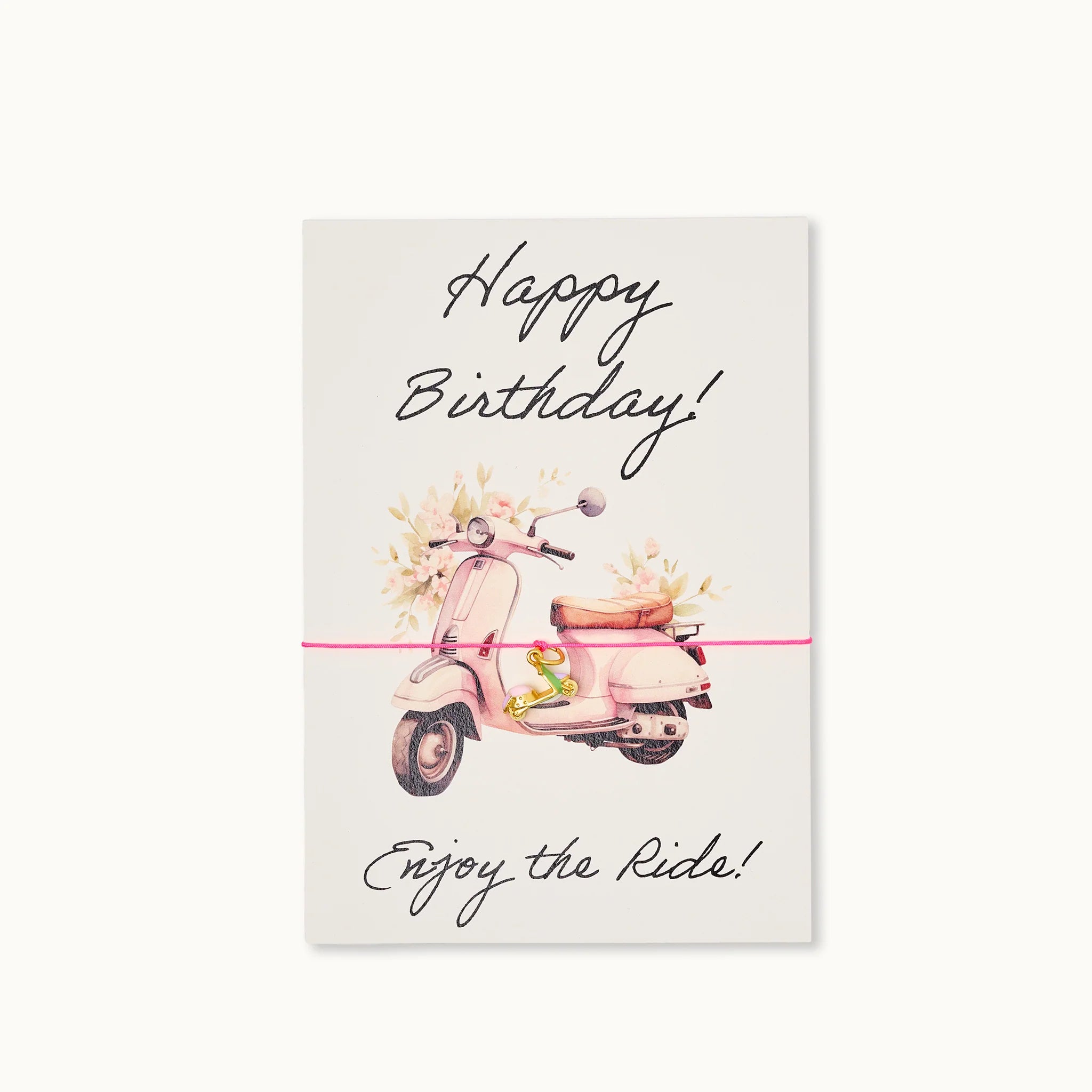 Armband-Karten: Grußkarte mit Anhänger