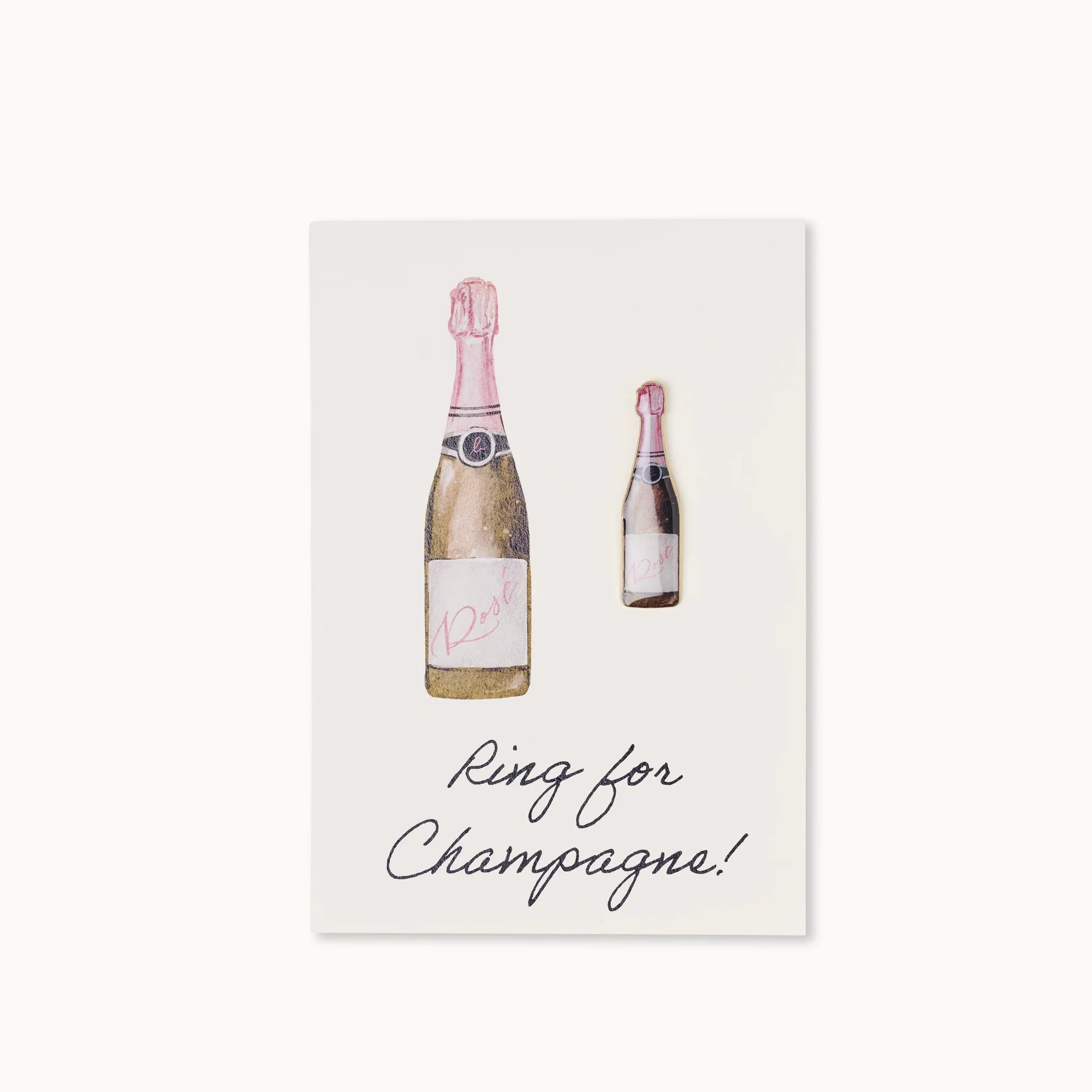 Pin-Karte: Ring for Champagne!