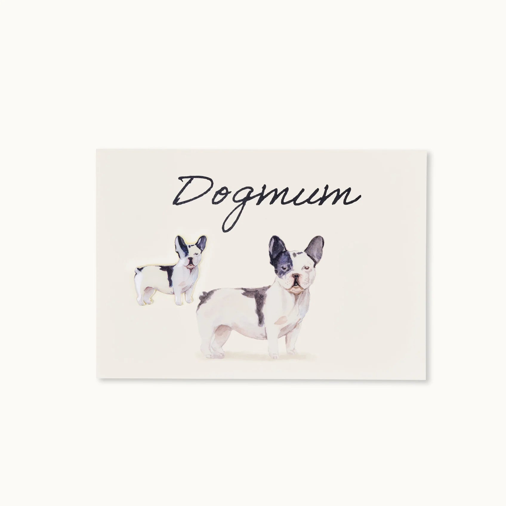 Pin-Karte: Dogmum Frenchie