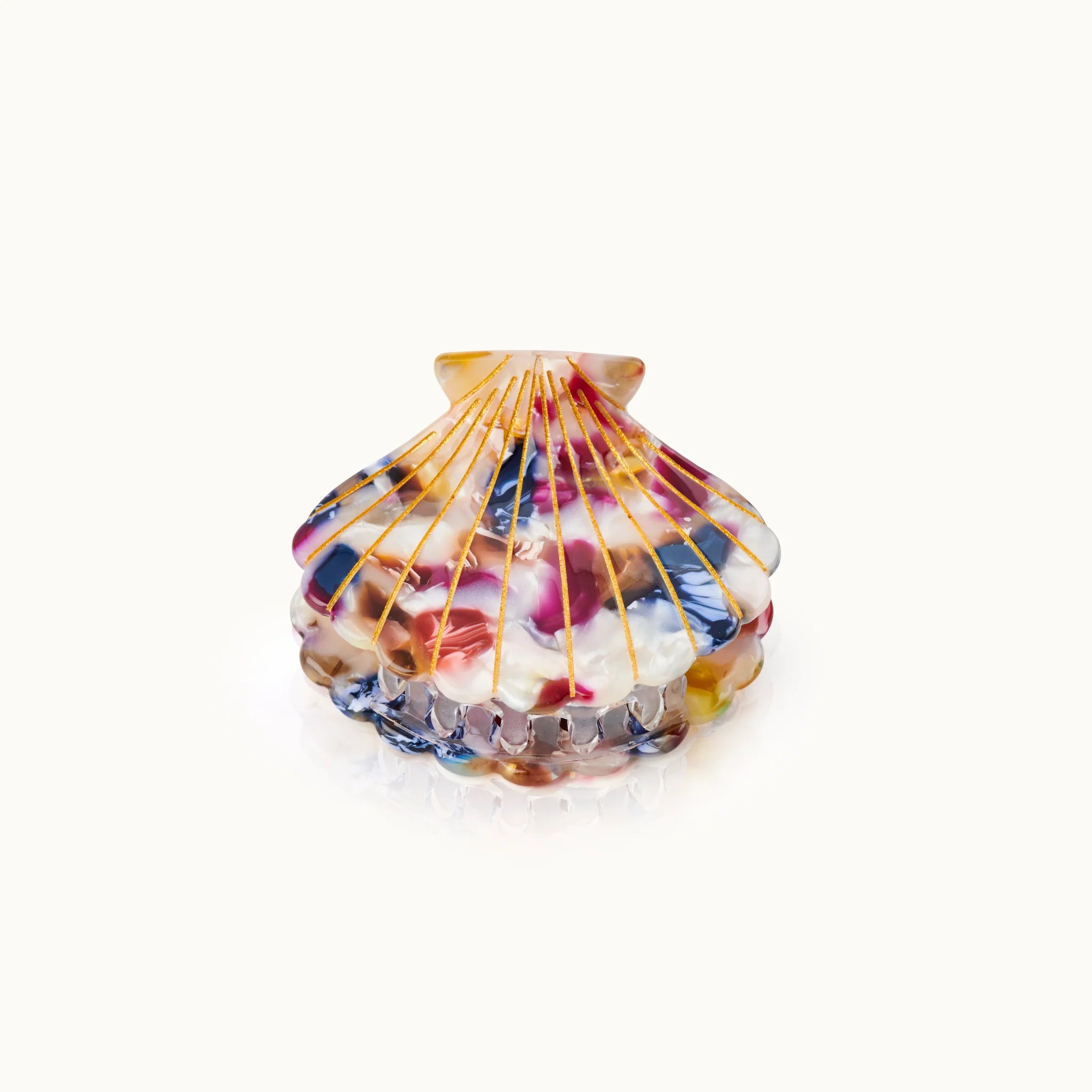 Haarklammern in Muschelform