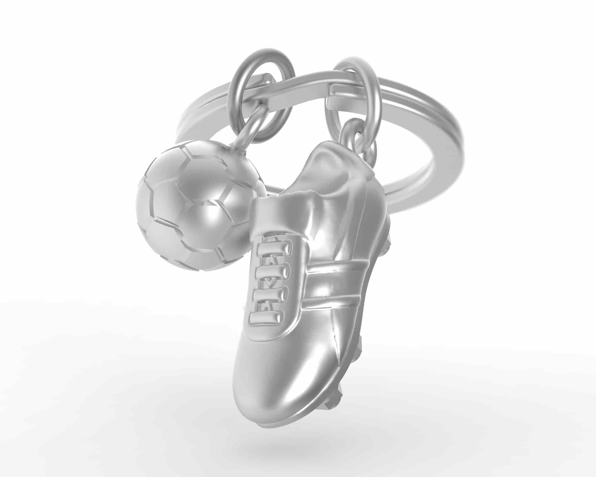 3D Schlüsselanhänger aus Metall