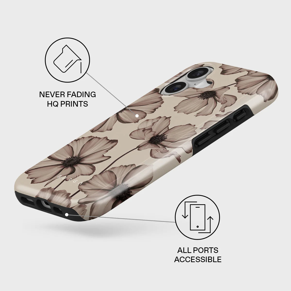 BURGA Tough Case "Barely Yours" inkl. MagSafe Funktion