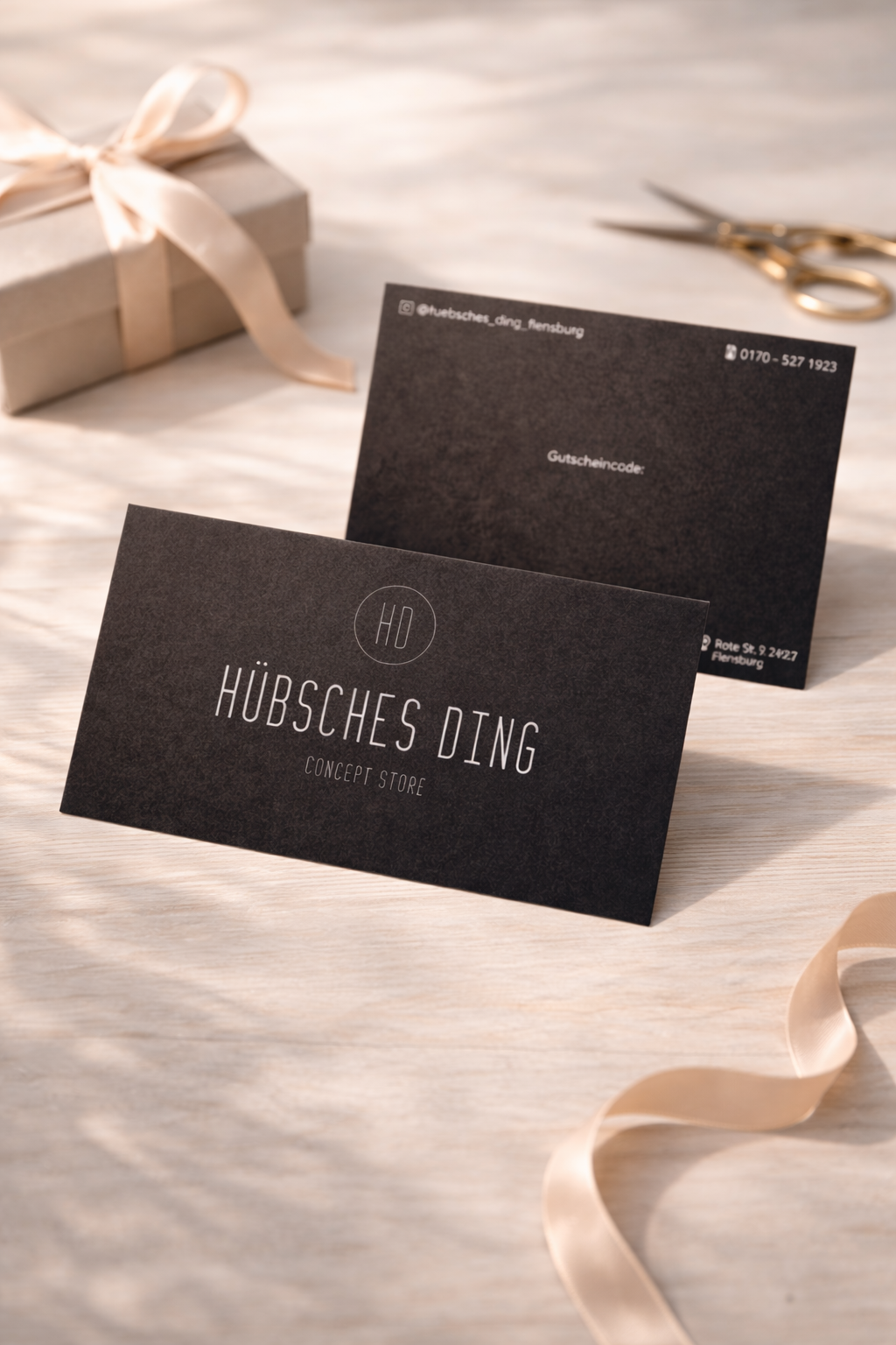 Gutschein Hübsches Ding - Versand in Papierform