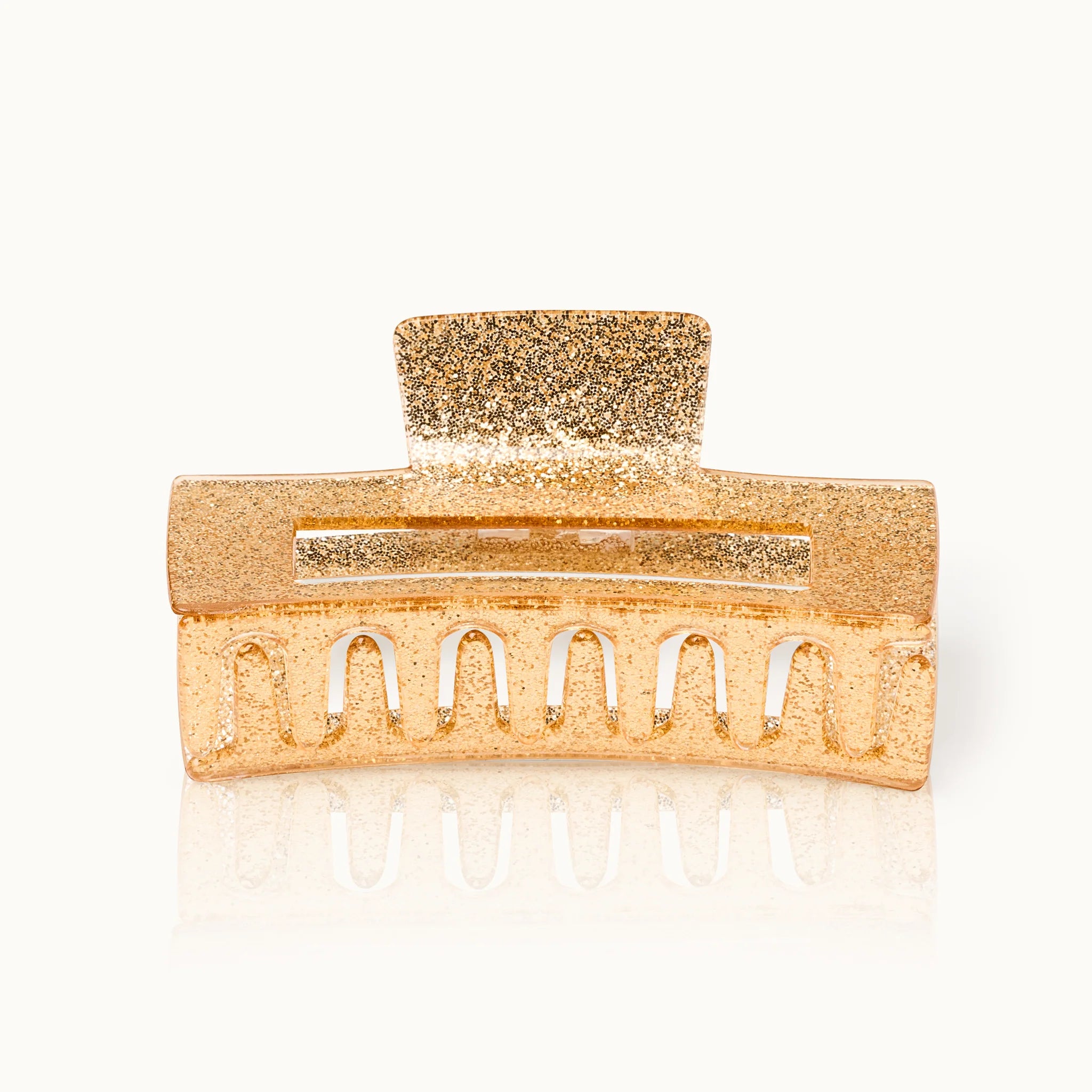 Haarklammer XL Gold Glitzer