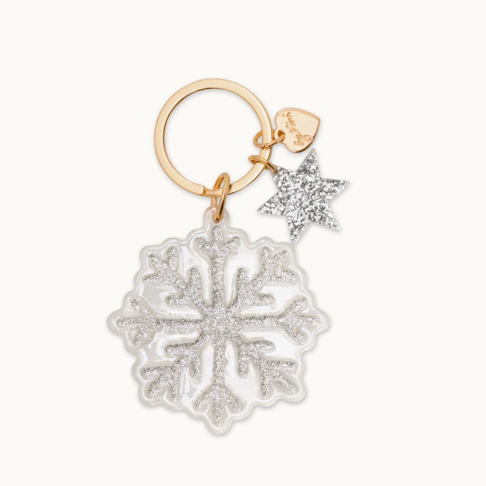 Schlüsselanhänger Schneeflocke