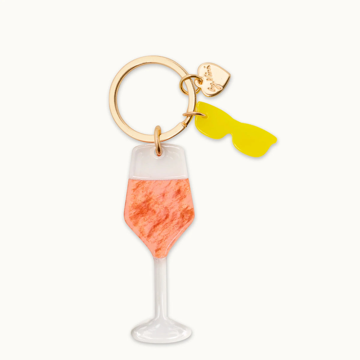 Schlüsselanhänger Spritz Glas