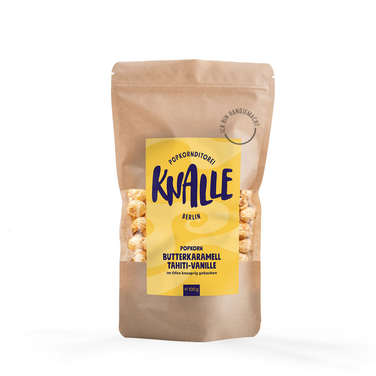 Knalle Popkorn Butterkaramell Tahiti-Vanille 100g