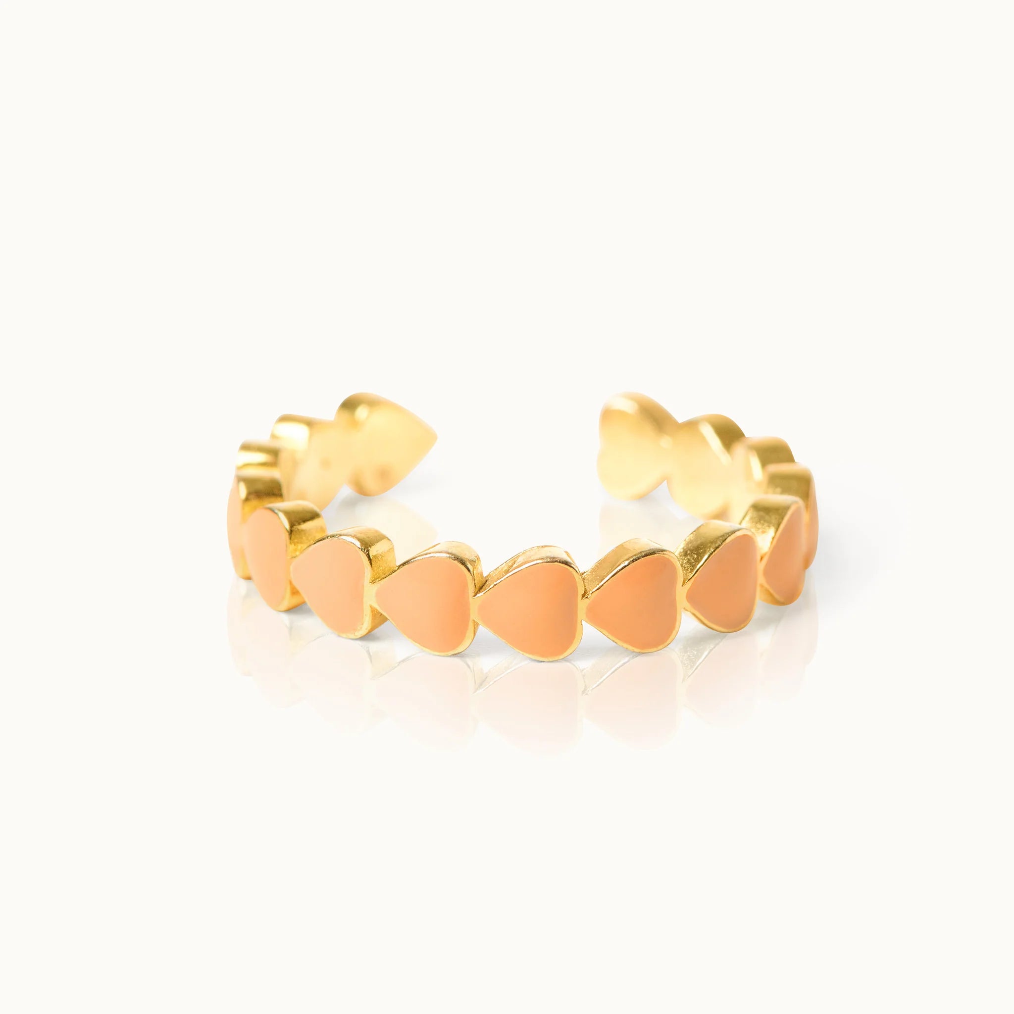 by Vivi The Heart Ring – Verstellbarer Statement Ring
