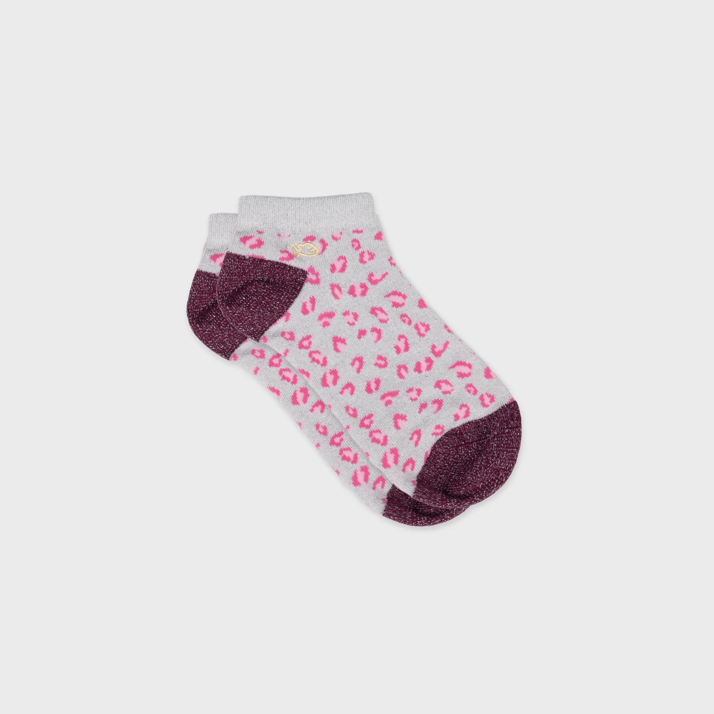 Billybelt Glitzer Sneaker Socken aus gekämmter Baumwolle – 37-40