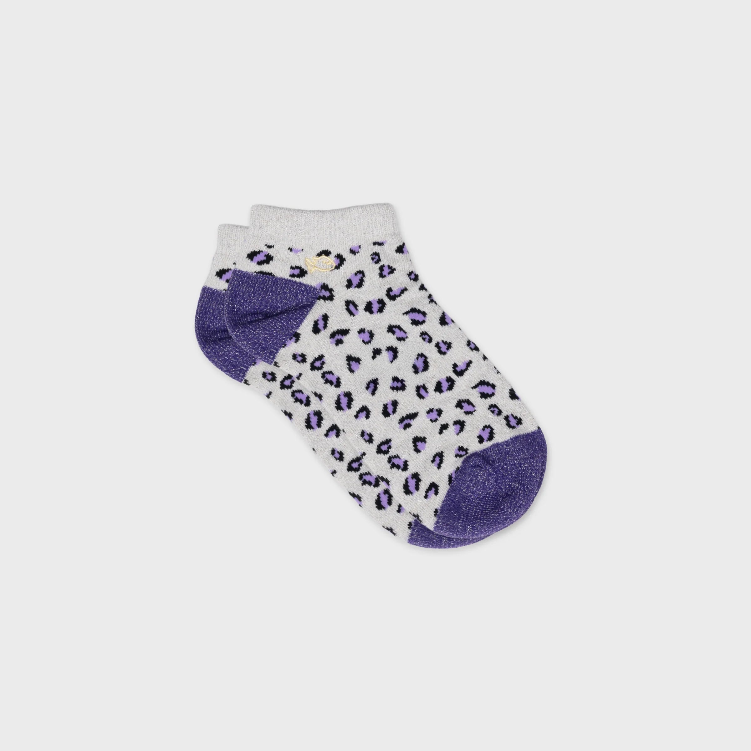 Glitzernde Ankle-Socken aus Baumwolle (Gr. 37–42)
