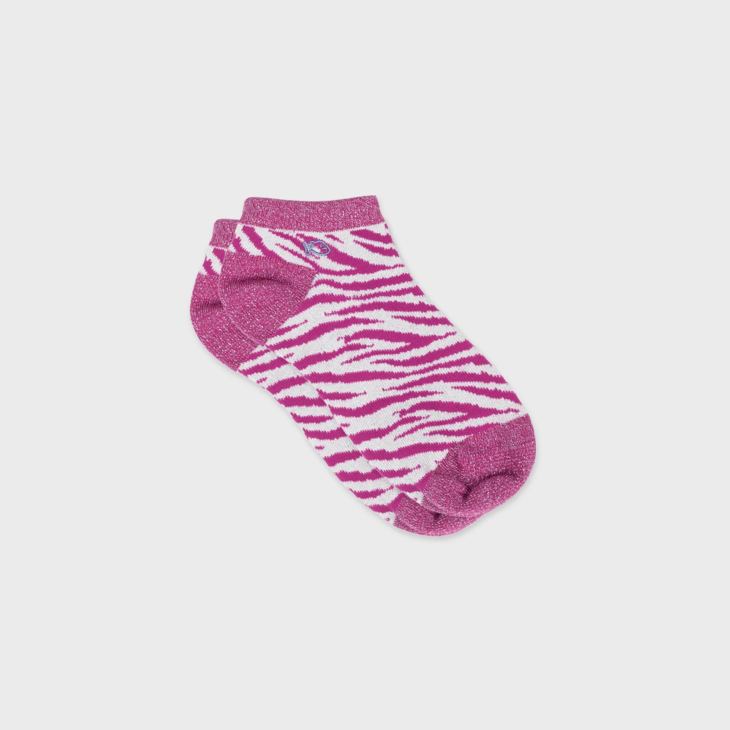 Billybelt Glitzer Sneaker Socken aus gekämmter Baumwolle – 37-40