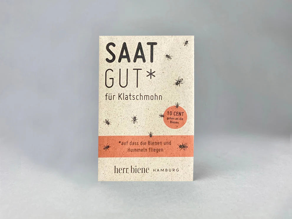 Herr Biene Saatgut – Natürliche Blumenvielfalt für deinen Garten