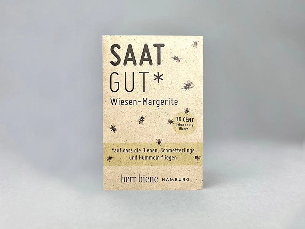 Herr Biene Saatgut – Natürliche Blumenvielfalt für deinen Garten