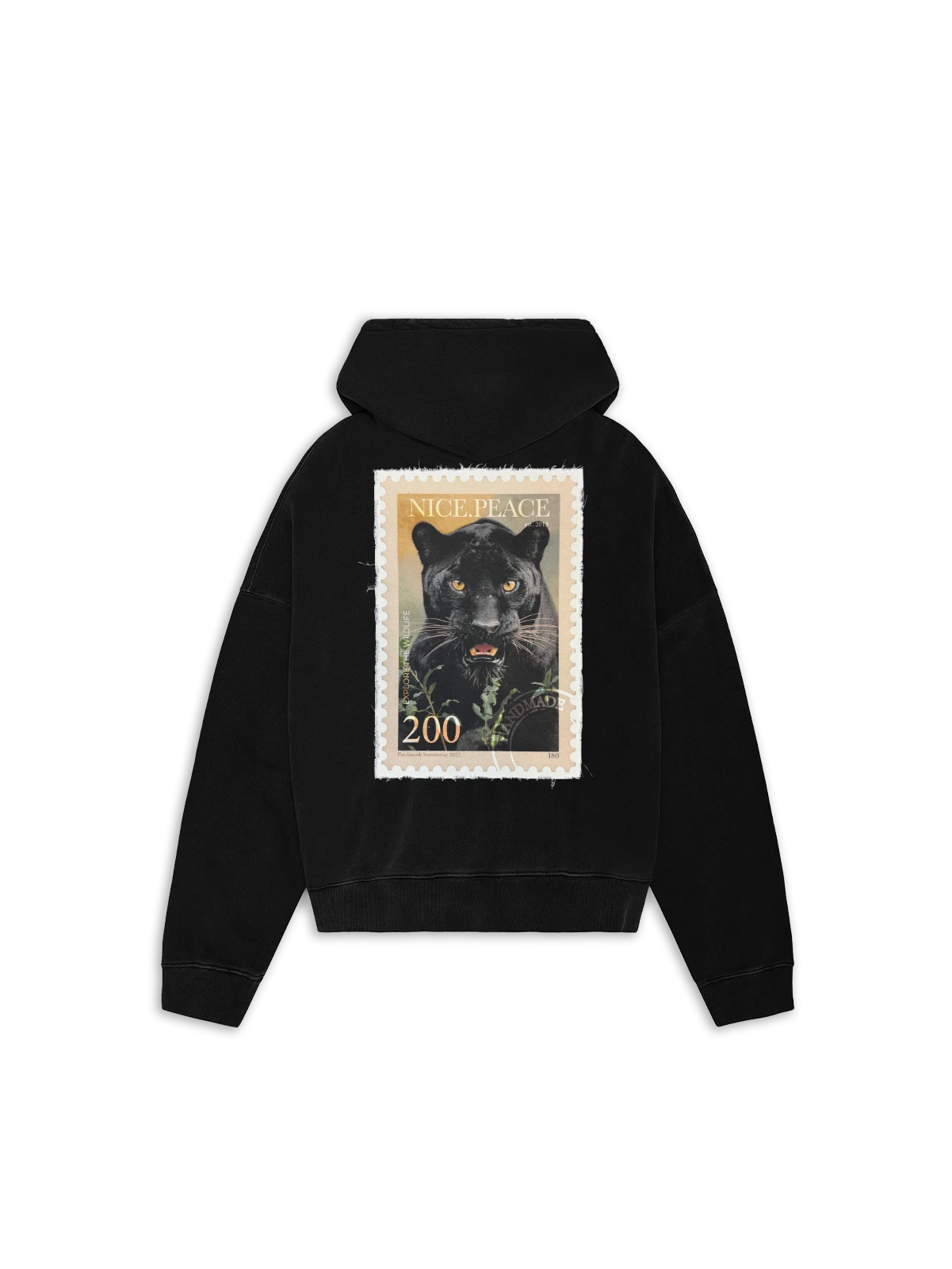 Hoodie Black Panther Patch