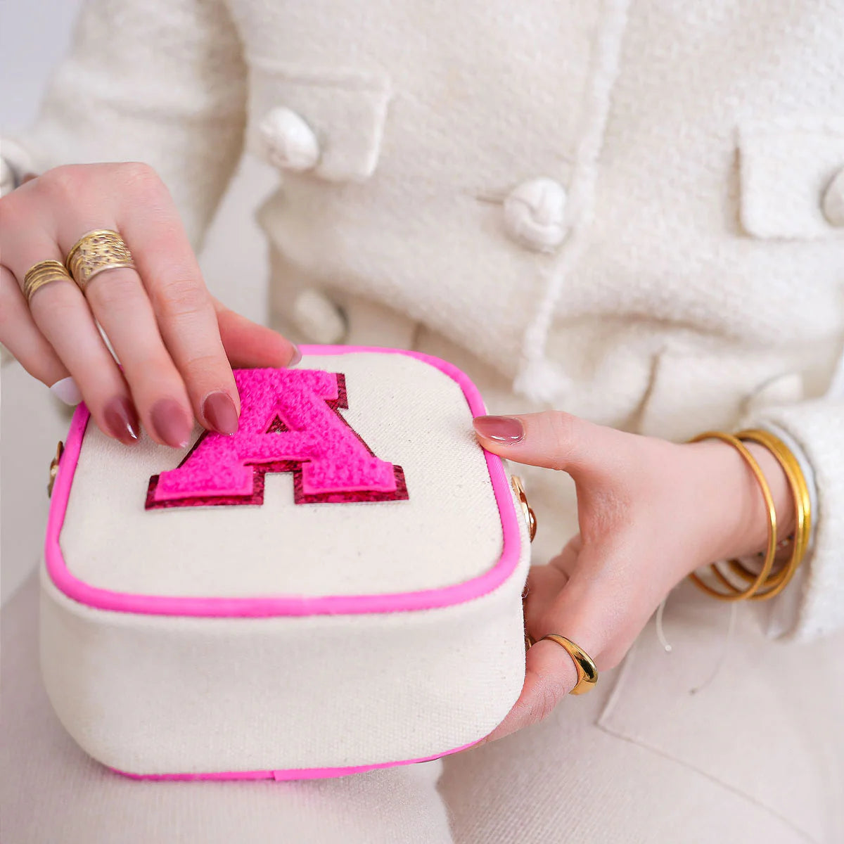 Mimis Glow Buchstaben Hot Pink klein