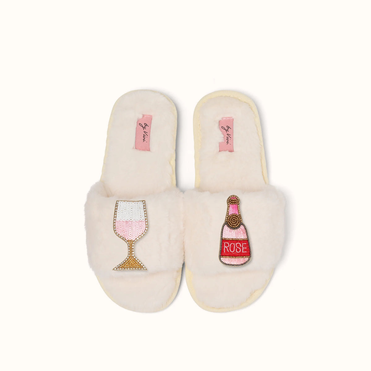Brosche Rose Flasche