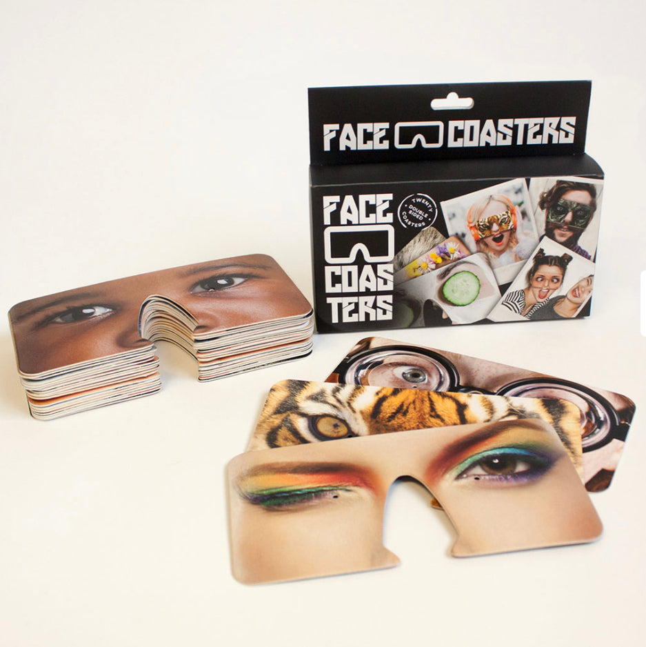 Glasuntersetzer Face Coaster