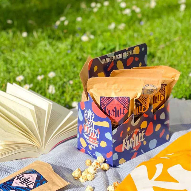 Knalle Popcorn Sixpack – 6 Sorten Gourmet Popcorn