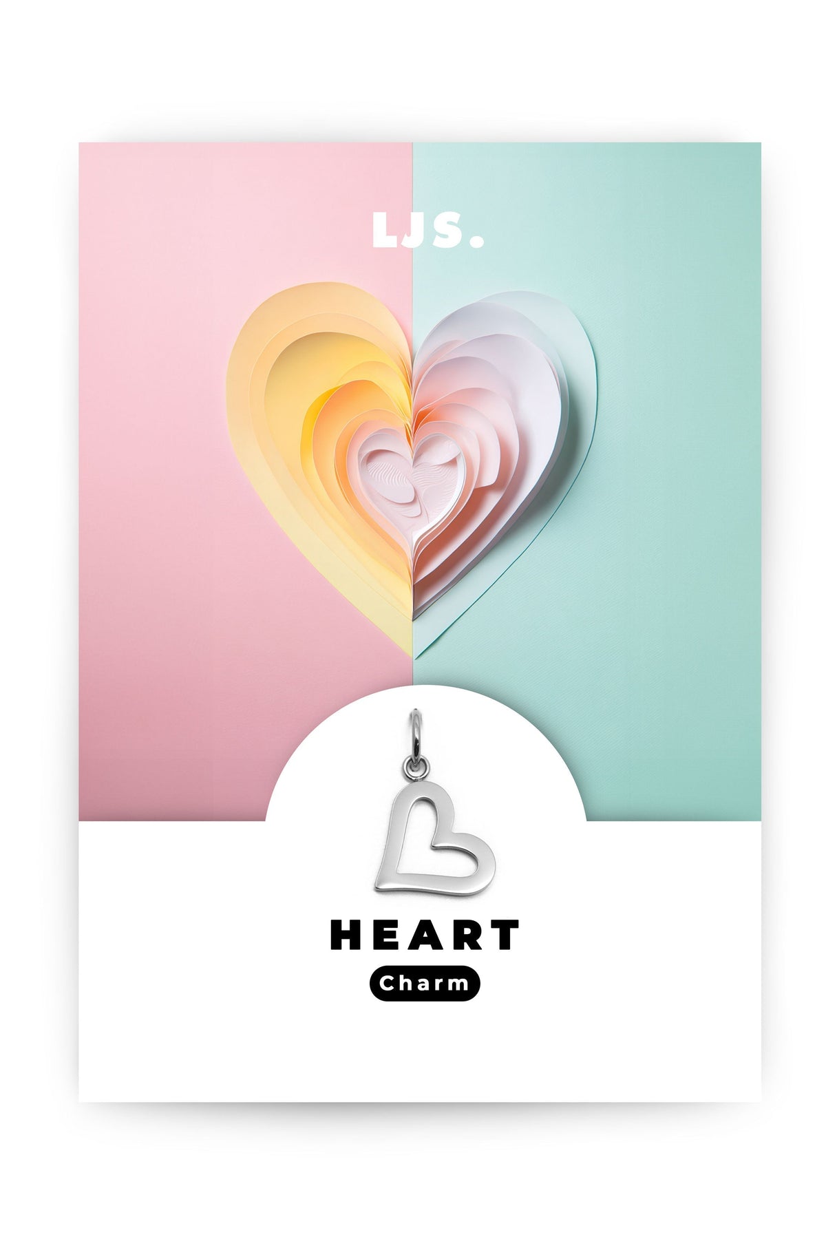 Little Jewellery Stories – Charm HEART in Silber