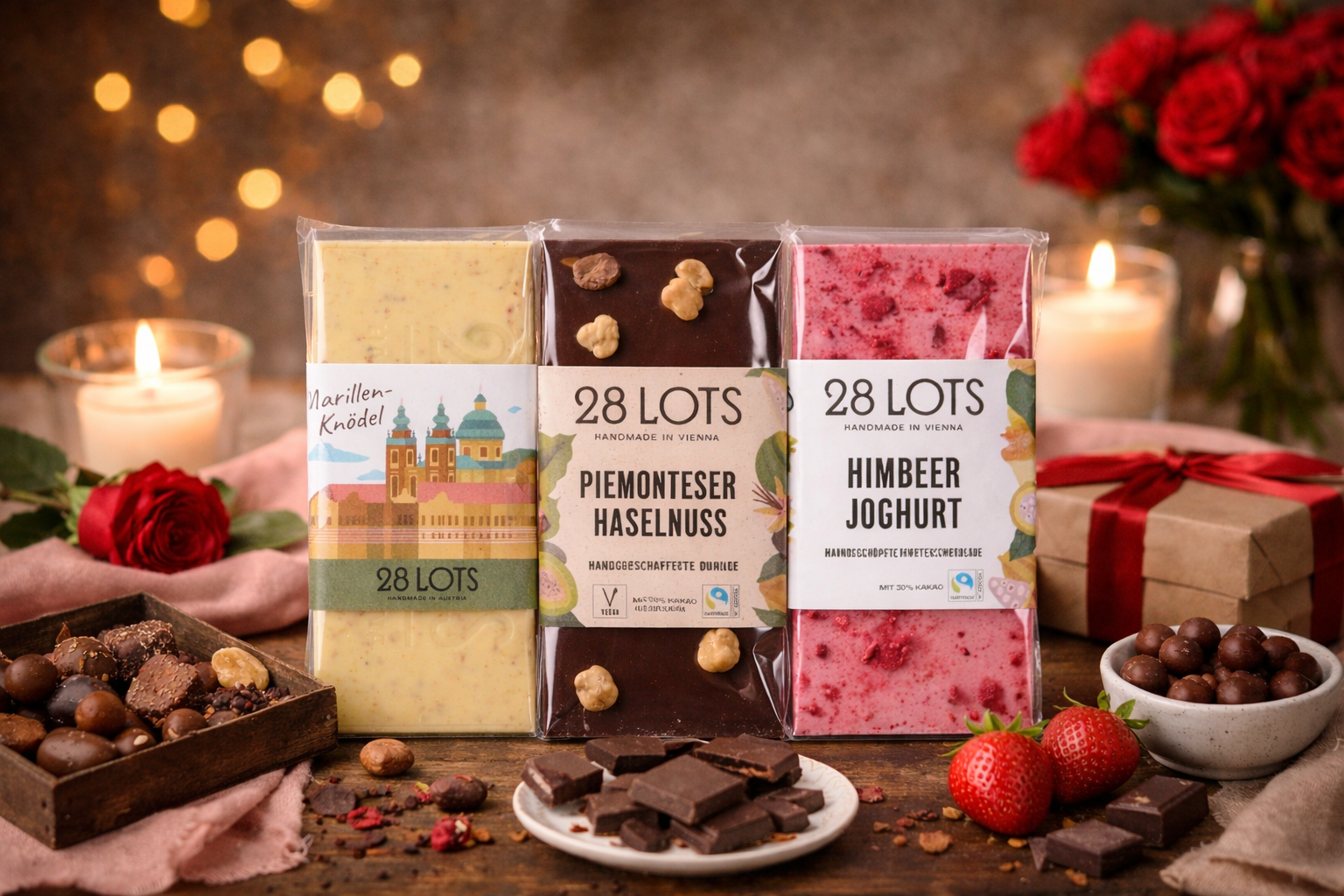 Handgeschöpfte Tafelschokolade