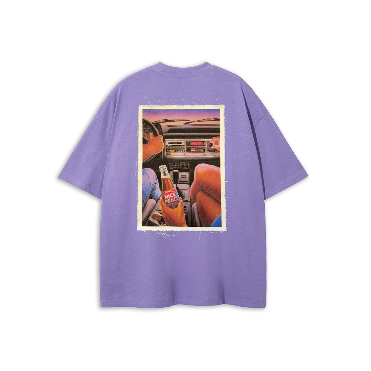 Retro Car Patch T-Shirt Vintage