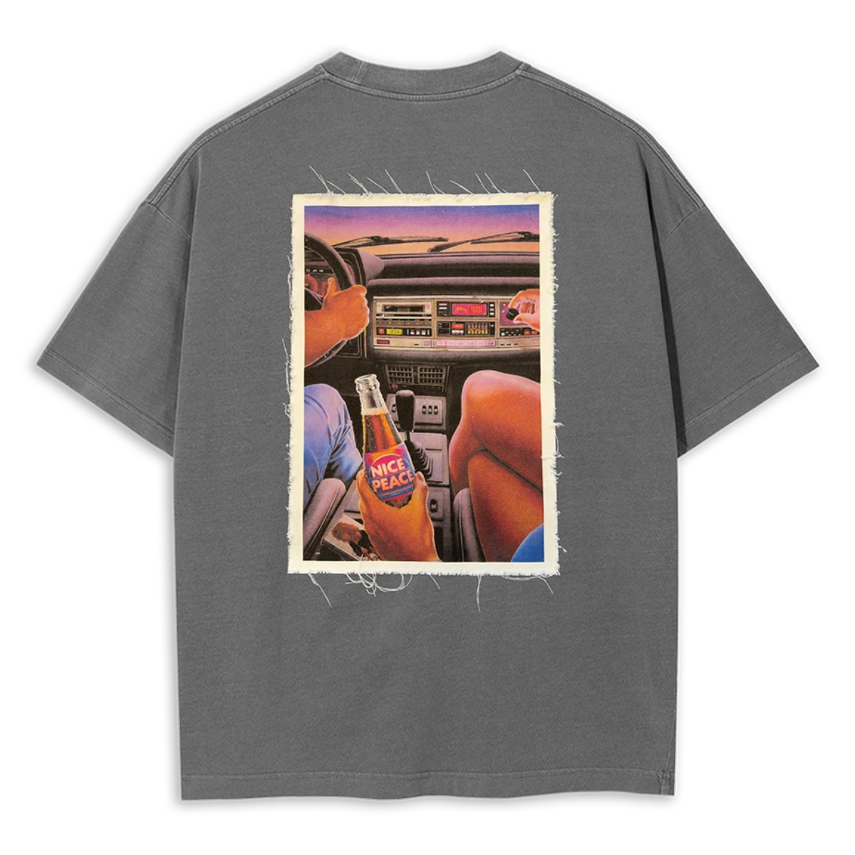 Retro Car Patch T-Shirt Vintage
