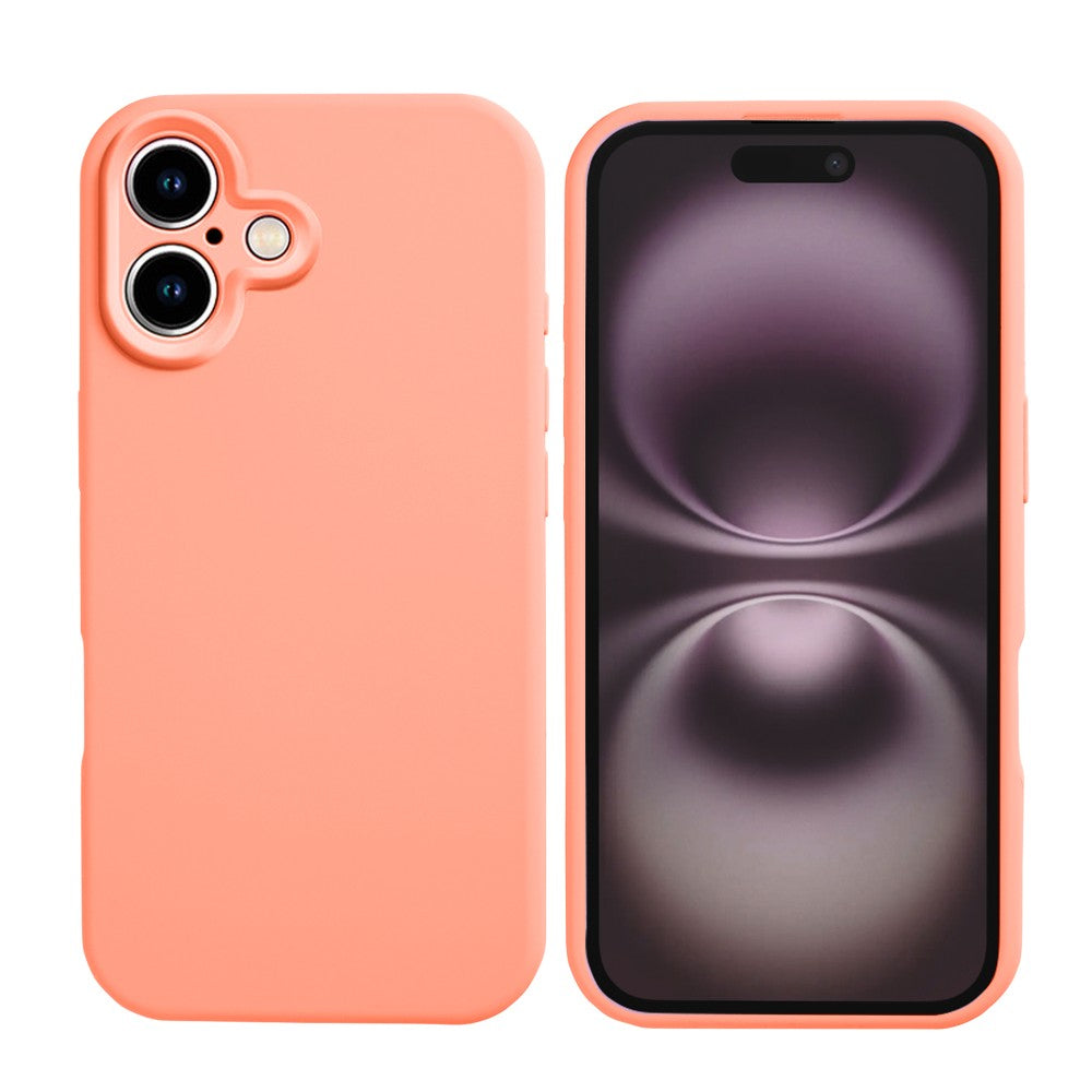 Rixus Soft TPU Handyhülle für Apple iPhone 17 in Pink – Vorder- und Rückansicht