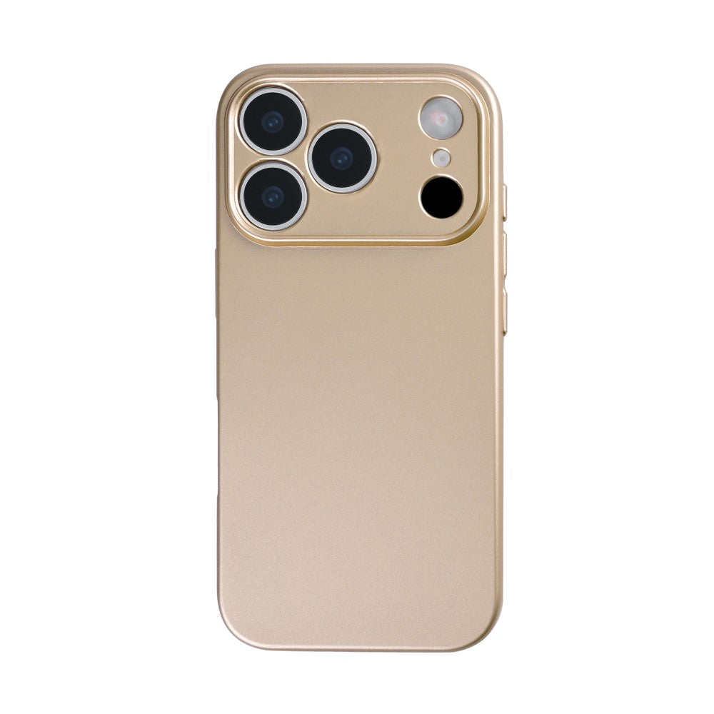 Rixus TPU Handyhülle für Apple iPhone 17 Pro in Gold – flexible Schutzhülle mit edler Optik, präzisen Aussparungen und optimaler Passform für das Smartphone