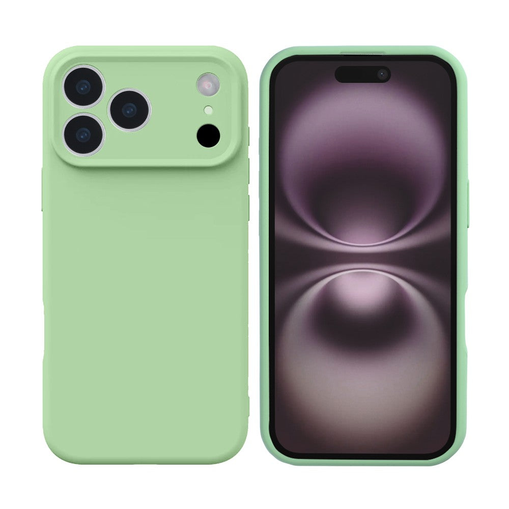 Rixus TPU Handyhülle für Apple iPhone 17 Pro in Matcha Grün – flexible Schutzhülle mit stoßdämpfendem Schutz und passgenauer Verarbeitung