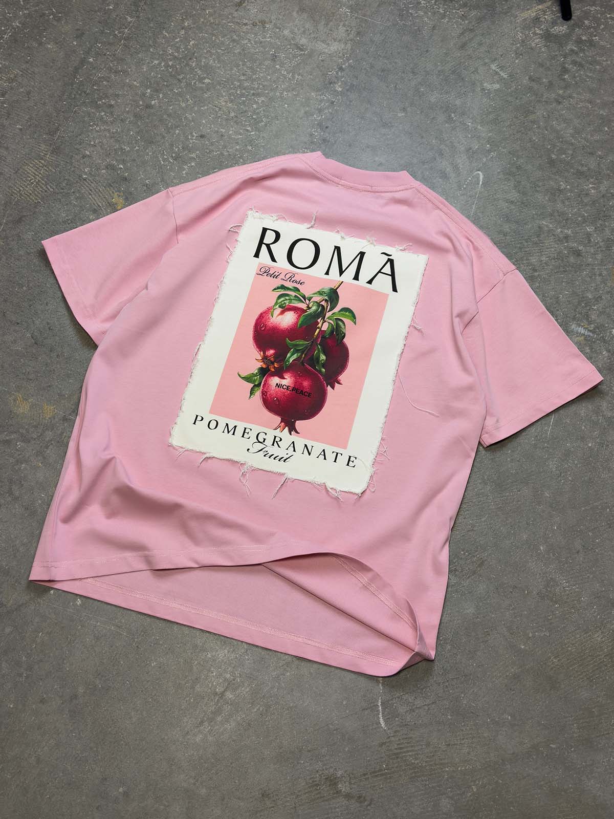 T-Shirt Rose Patch Roma