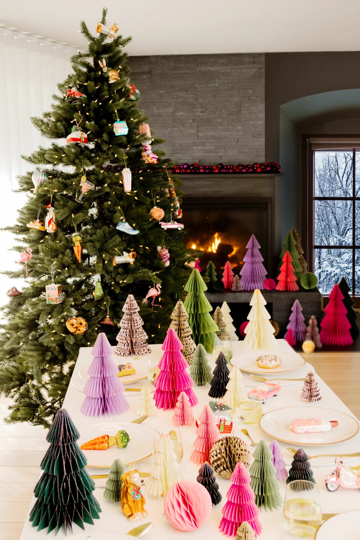 Weihnachtsbaum Papier 50 cm