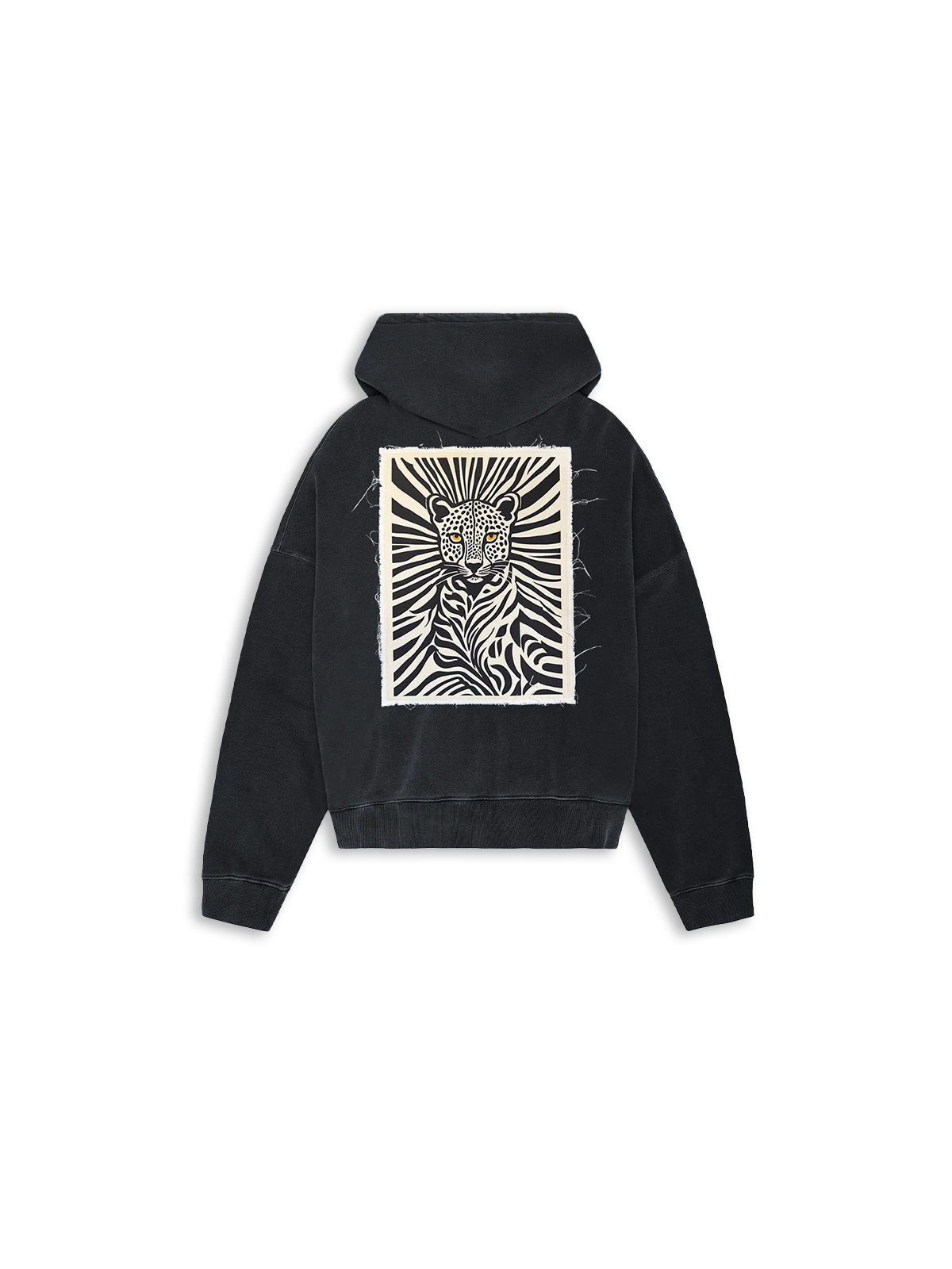 Hoodie black Tiger