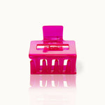 by Vivi Haarklammer Square Neon Pink – H549