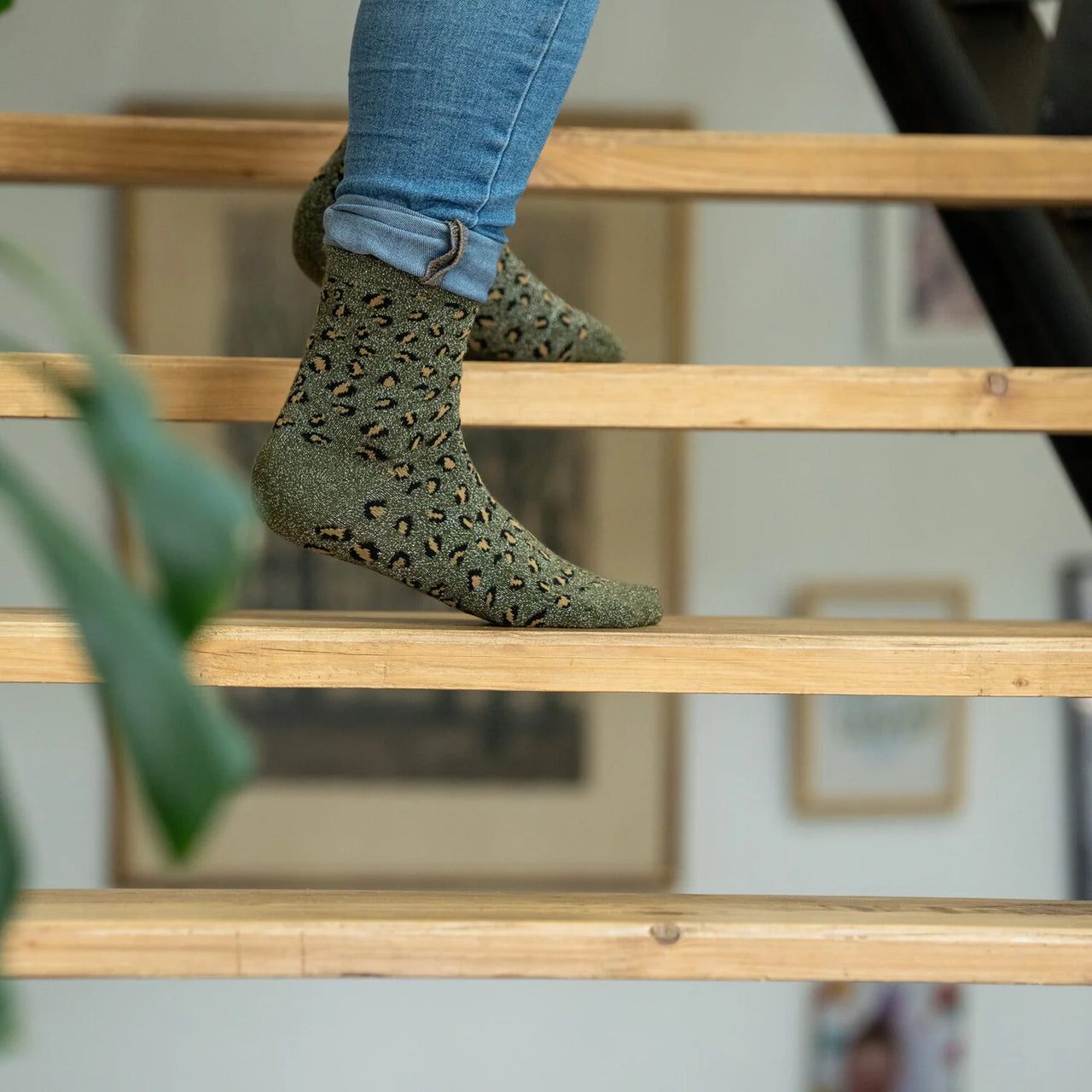 Billybelt Animal Print Socken aus Baumwolle