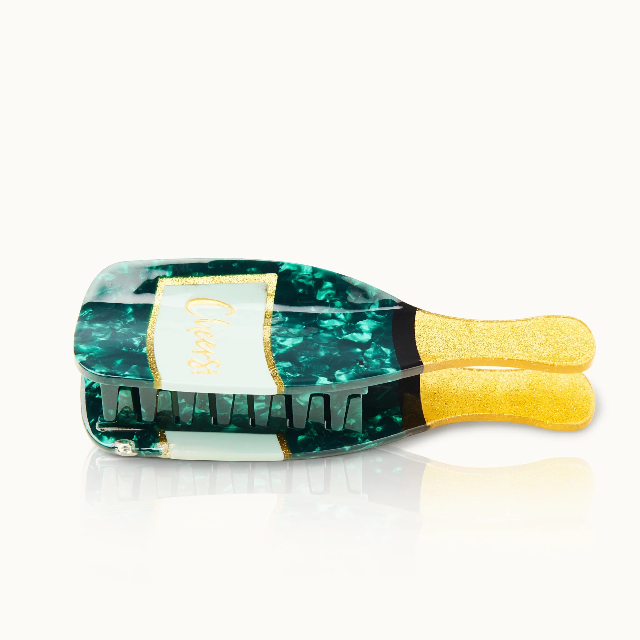 Haarklammer Champagne