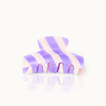 by Vivi Große Haarklammer Stripes – Purple Lines