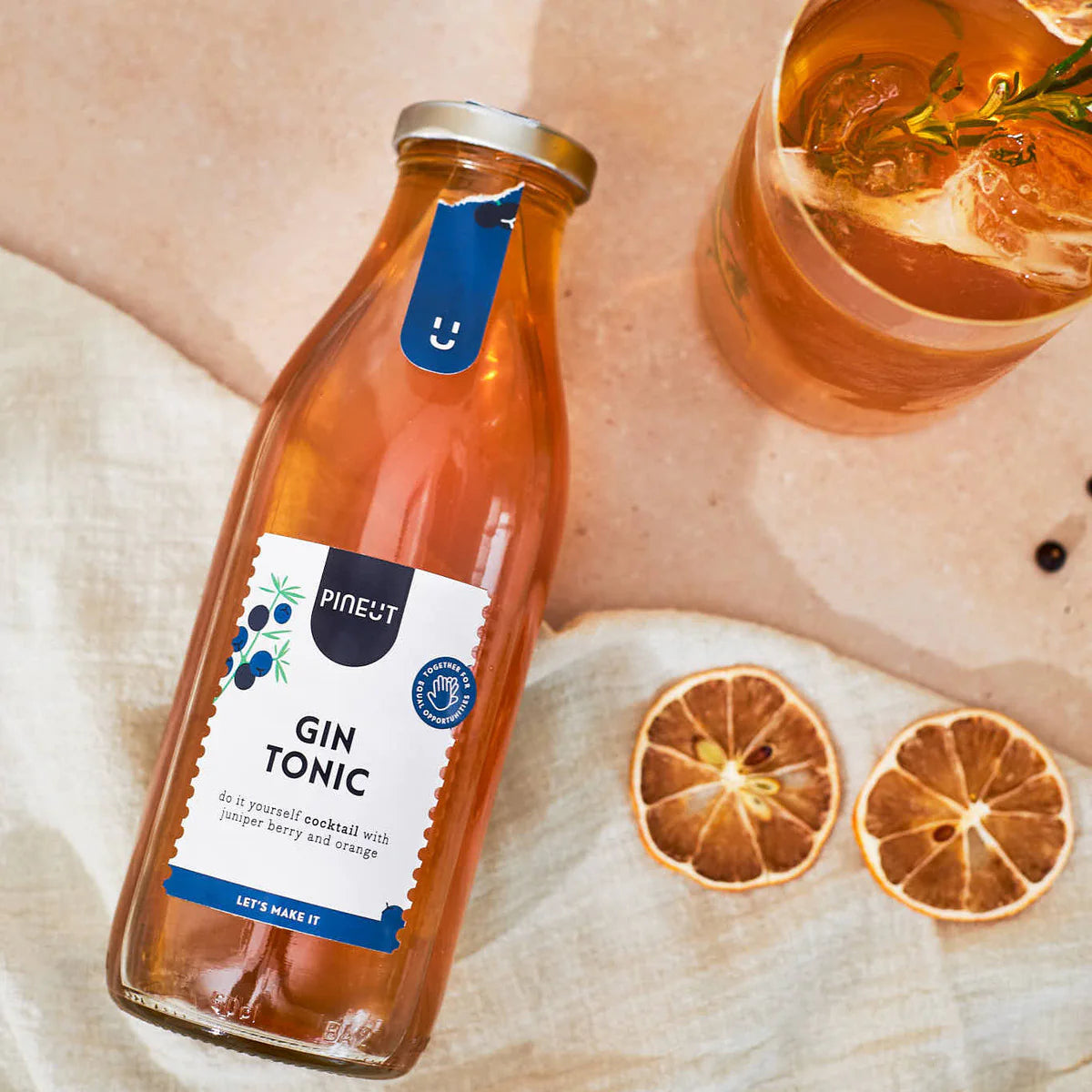 Pineut Cocktailflasche Dutch Dry Gin BIO