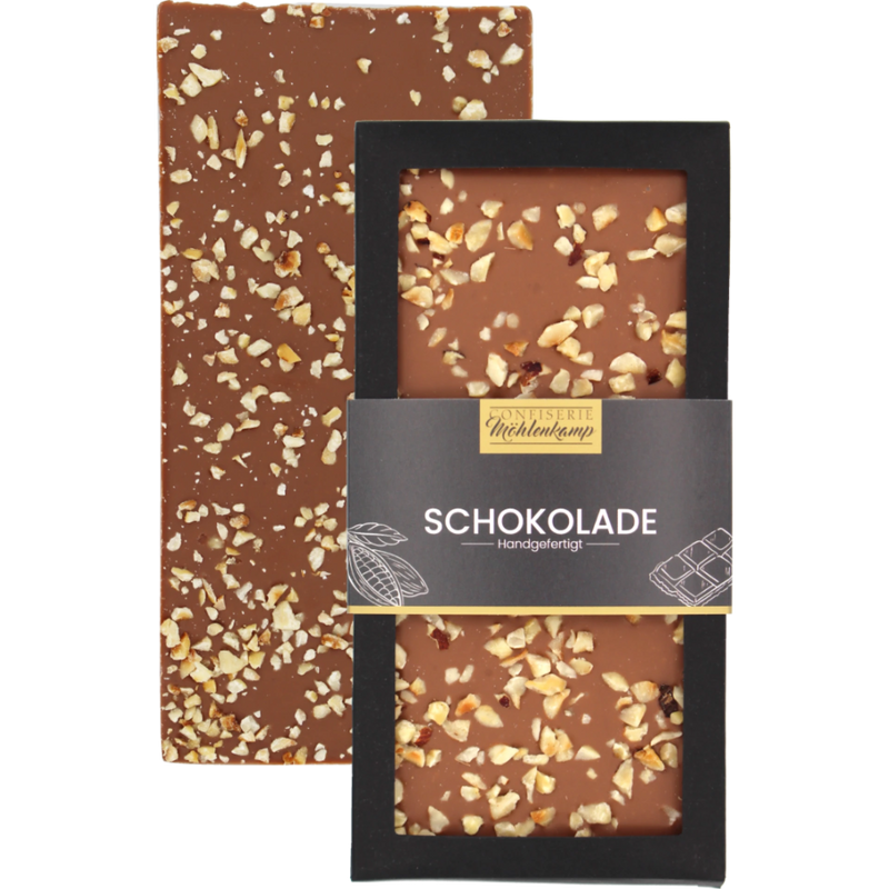 Topping-Schokolade | Vollmilch mit Haselnuss