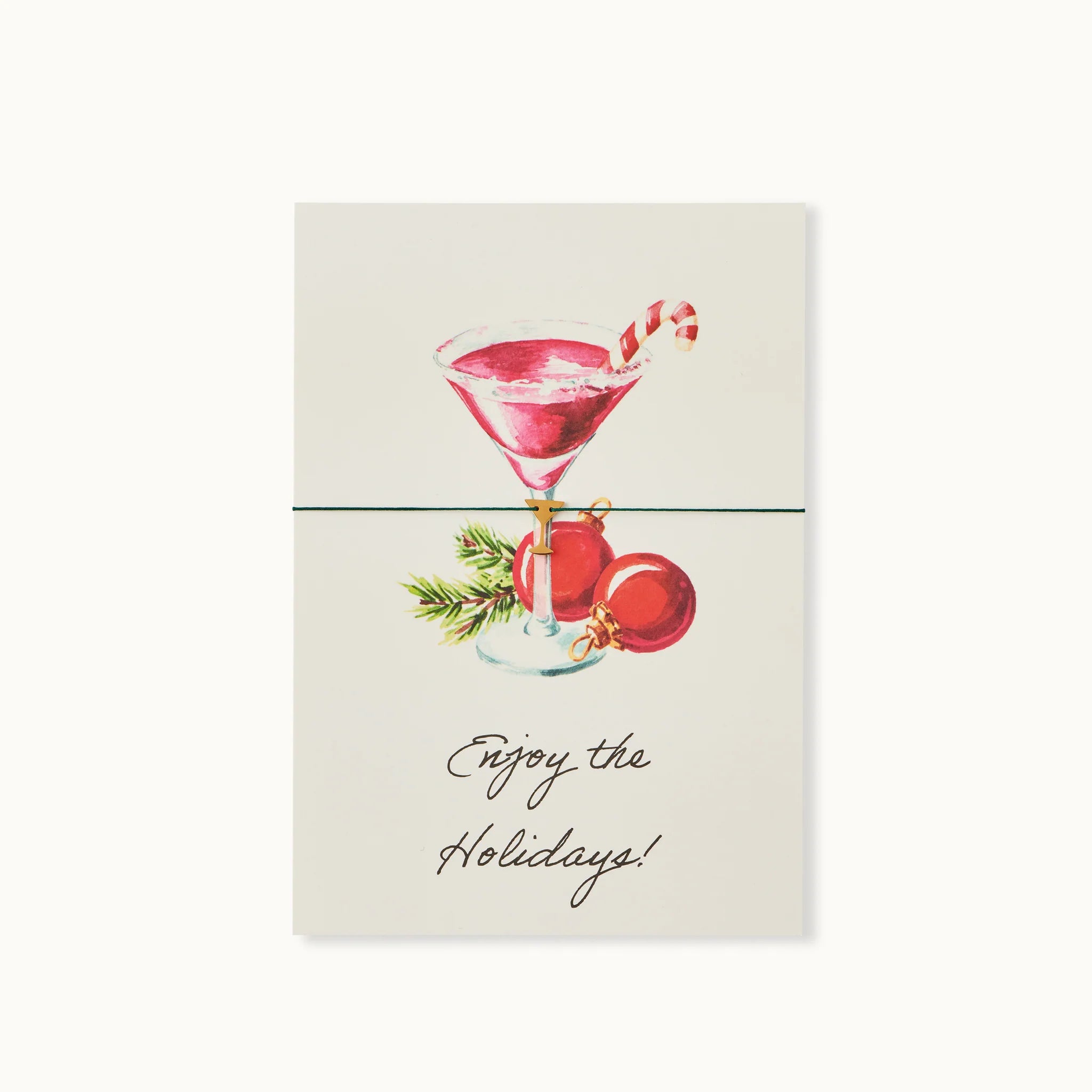 Armband-Karte: Enjoy the Holidays Cosmo
