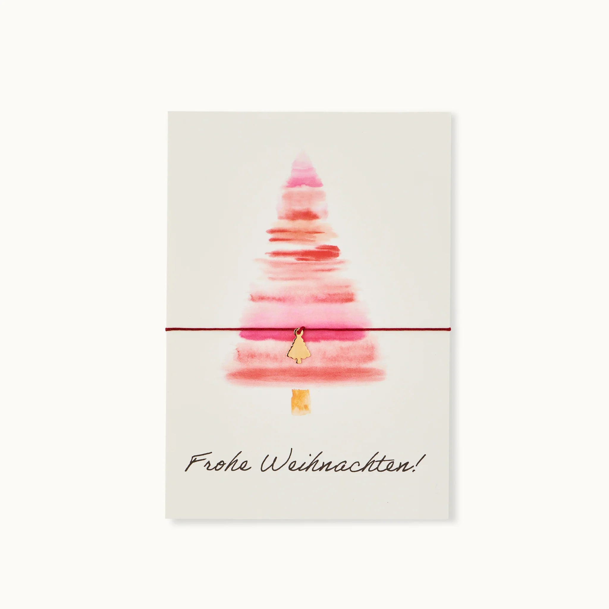 Armband-Karte: Frohe Weihnachten