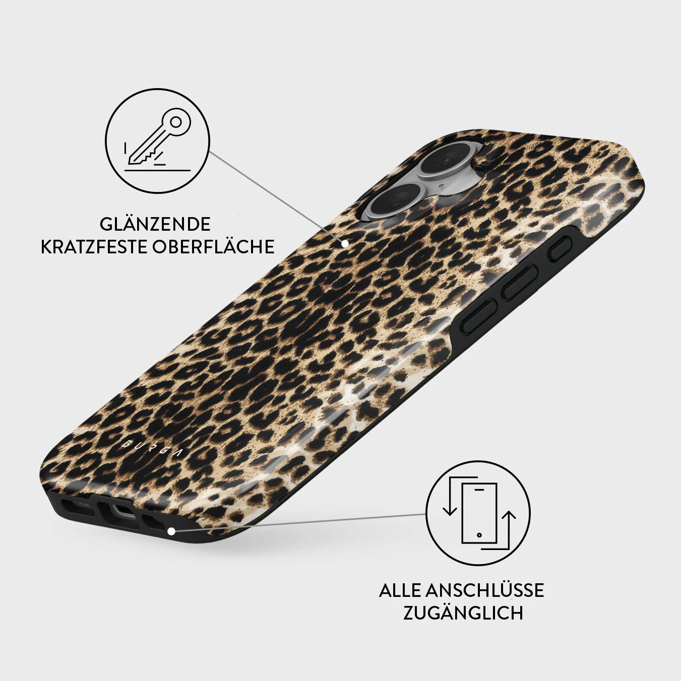 BURGA Tough Case "Player" inkl. MagSafe Funktion