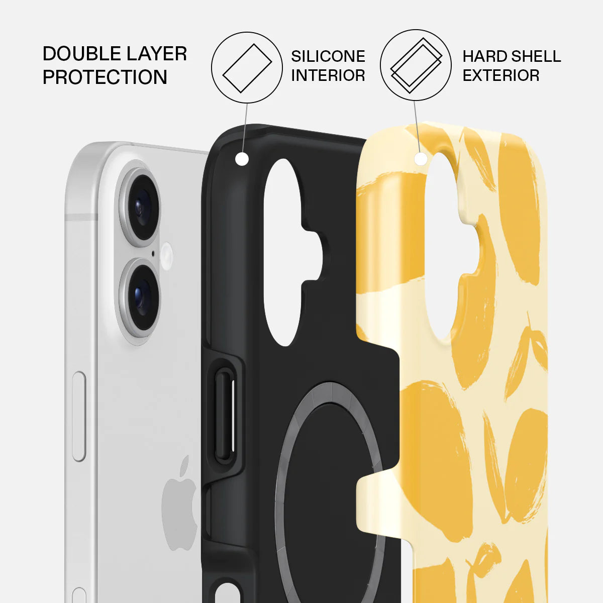 BURGA Tough Case "Lemon Tart" inkl. MagSafe Funktion