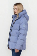 Originale_C DAVOS Damen-Winterjacke in Smokey Blue – Lifestyle