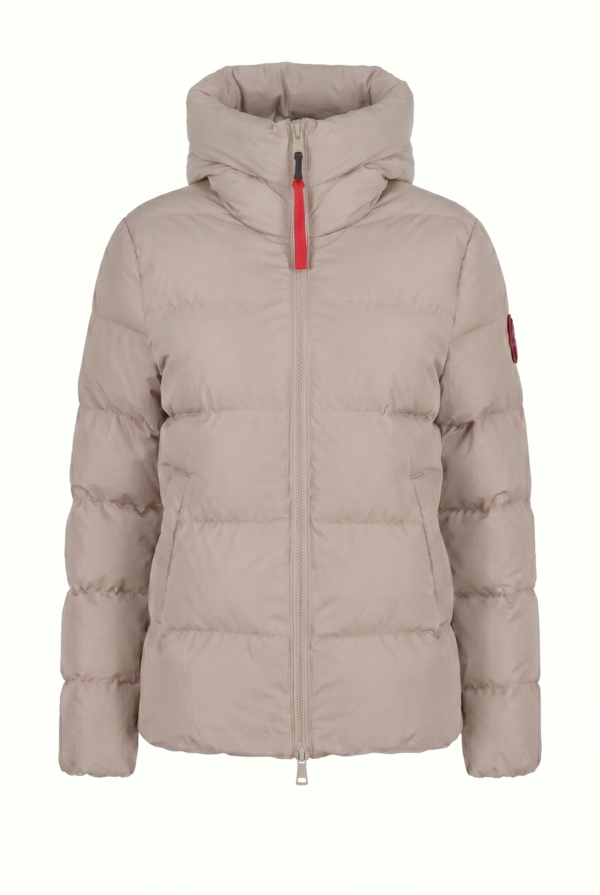 Originale_C DAVOS Damen Winterjacke in Sand mit Kapuze