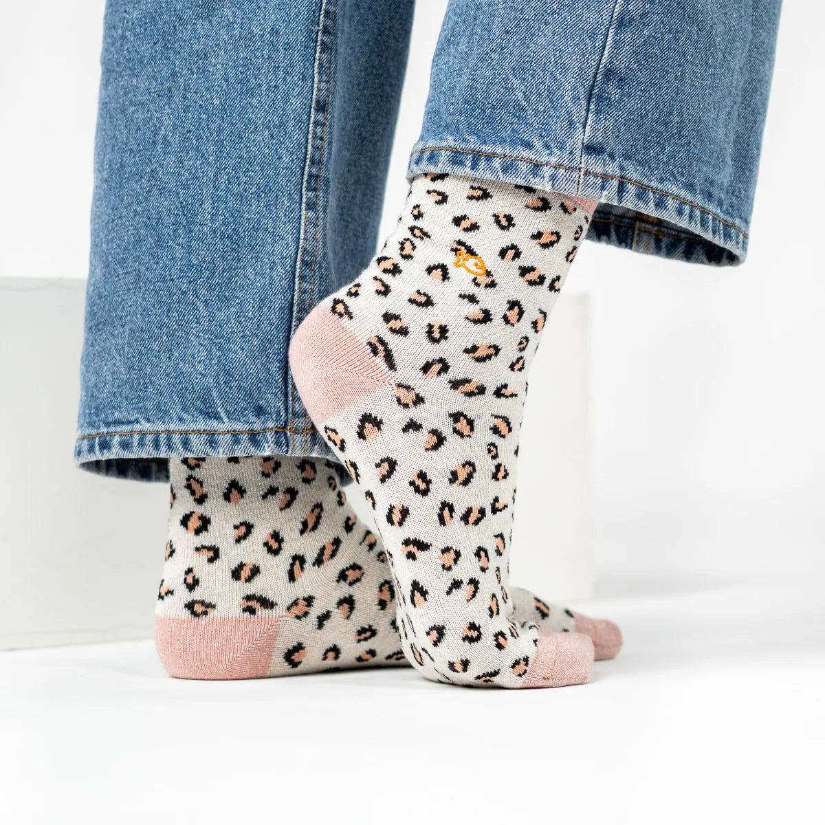 Billybelt Animal Print Socken aus Baumwolle