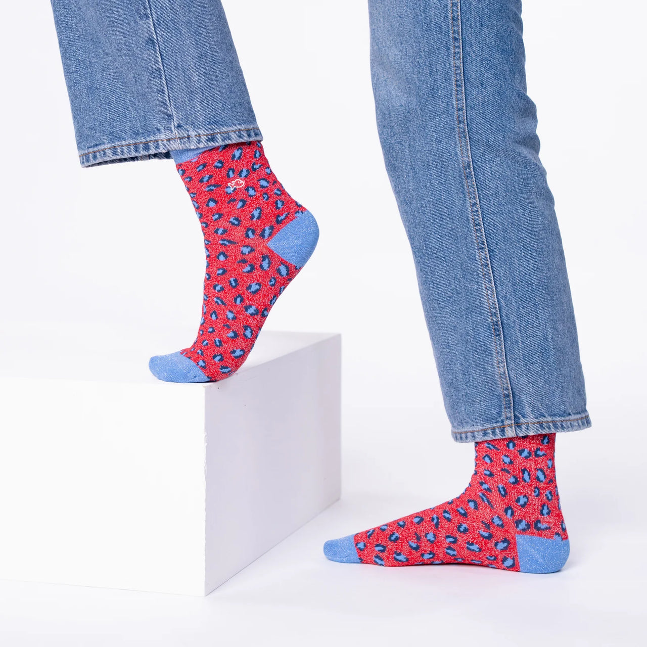 Billybelt Animal Print Socken aus Baumwolle